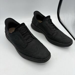 Skechers Shoes Mens Size 7.5 Slip on Mark Nason Dress Glide‎ Cell Black